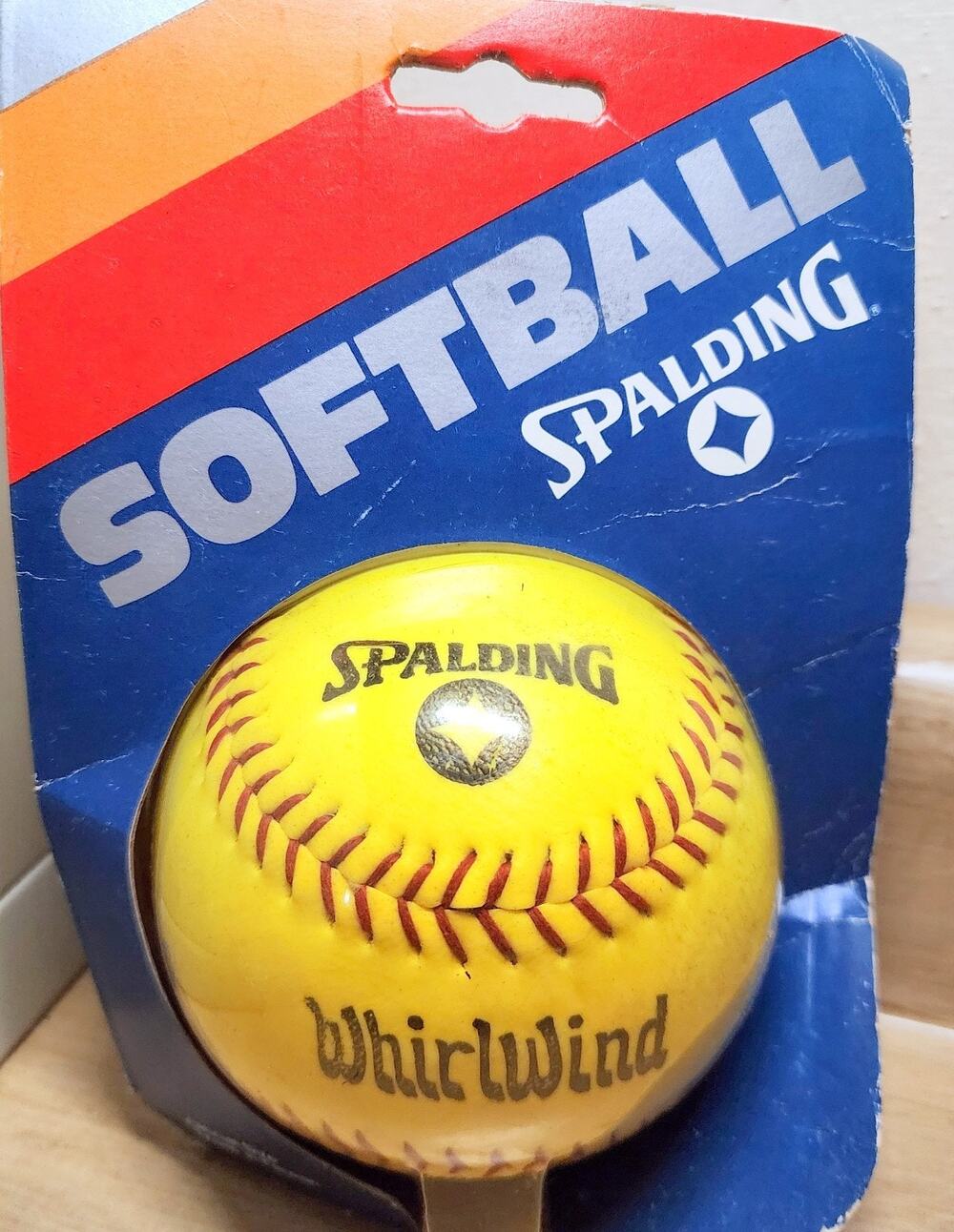 Spalding Whirlwind Yellow Softball Official Size New In Package SEE DESC.